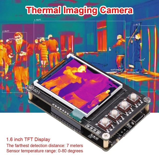 Telecamera termica a infrarossi AMG8833 con display TFT 16 pollici schermo