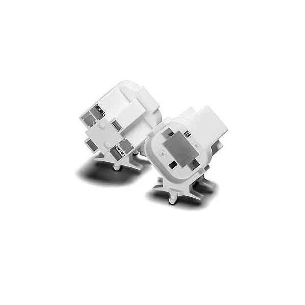 Montaggio Houben G24d-3 107618 bianco portalampada attacco in plastica