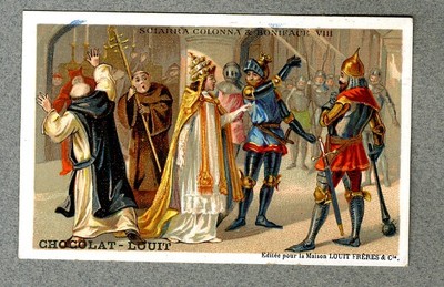 Chromo Louit ALPHABET ABC Breton Bastille Bleuet Bastille Bigorne old trade card 