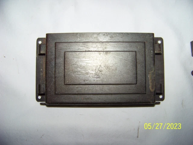 Antique Victorian Church Pew Tithe Holder And Clip