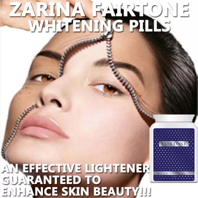 Fairtone Skin Whitening Capsules Light Fairer Pale Skin Clear Blemish Free Skin