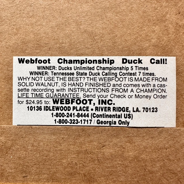 1980-89, Advertising-Print, Merchandise & Memorabilia, Advertising