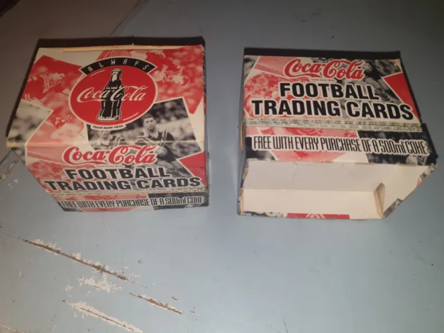 Old Boxed 1995 Coca-Cola Rugby League Cards "Classic Kangaroos" X 2 Boxes