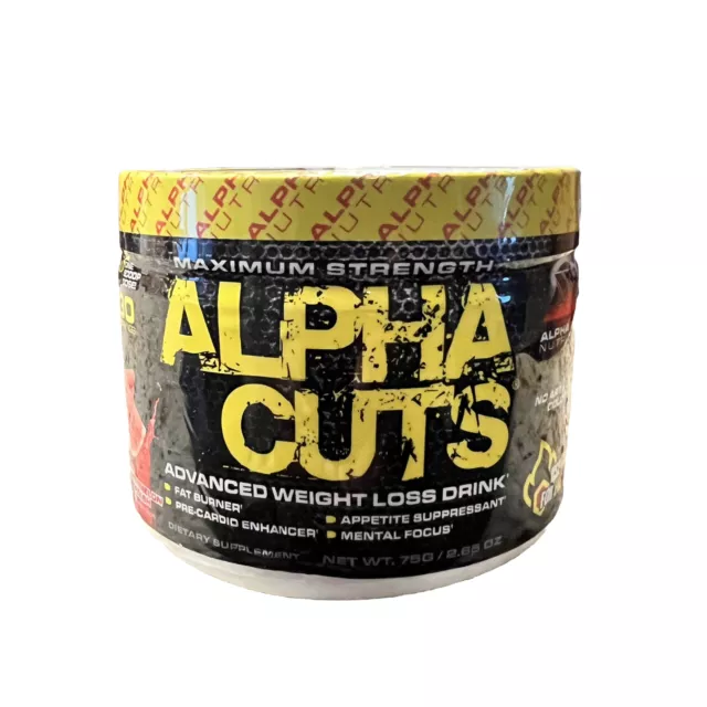 Alpha Pro Nutrition Alpha Cuts Fat Burner Weight Loss Pre Workout 30 Servings