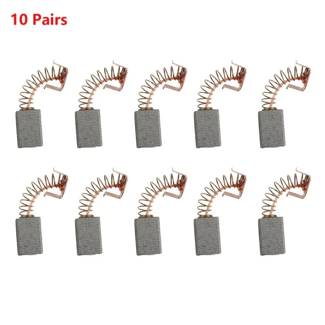 10Pairs Angle Grinder Carbon Brushes 5x8x12mm/for Black Decker G720 Power Tools
