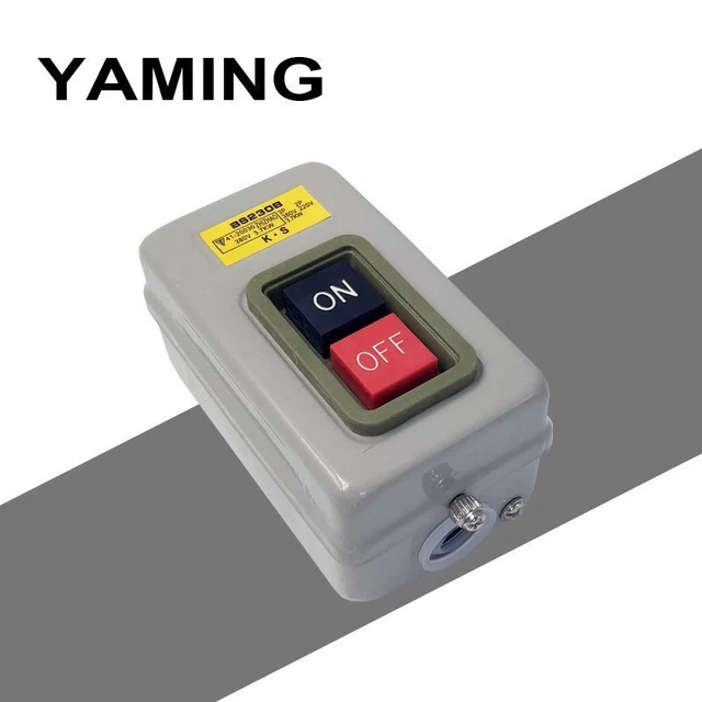 Push Button Switch Start-Stop 3P Cutting Machine 3.7k/7.5kw 220/380V Three Phase