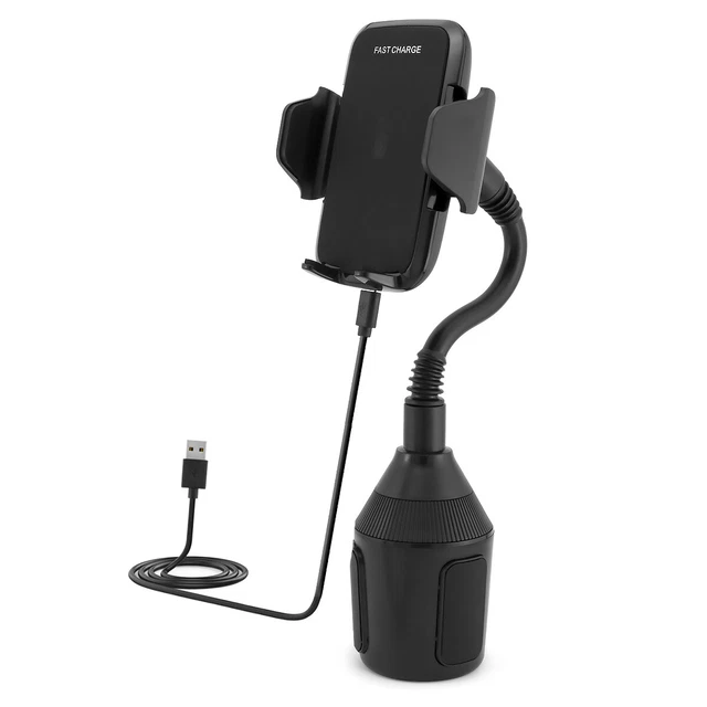 Qi Wireless Autohalterung Dosenhalter KFZ Handy Halter Induktiv Ladefunktion