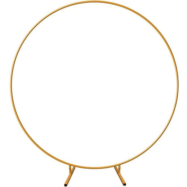 Backdrop Flower Display Stand 2M Round Hoop Balloon Arch Wedding Decor Frame