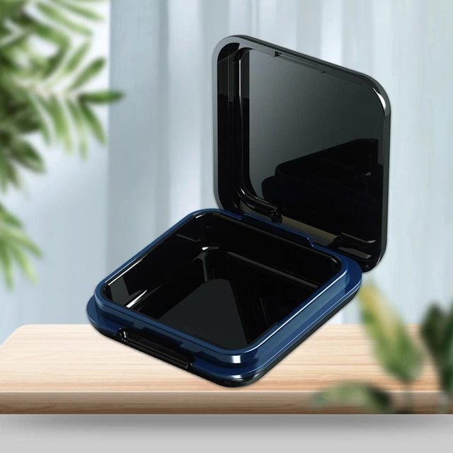 with Strainer Orthodontic Portable Denture Case Aligner Case Braces Storage Box