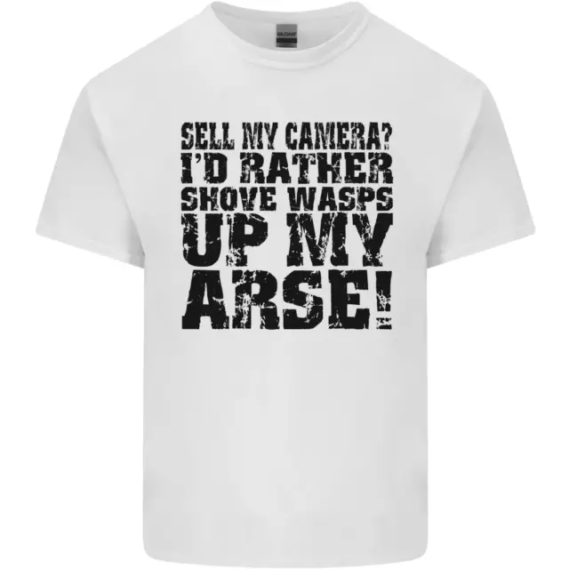 Sell My Camera? Photographer Photography Mens Cotton T-Shirt Tee Top