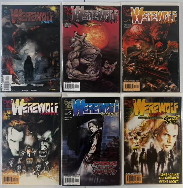 Werewolf by Night #1-6 Complete Run Strange Tales Lot of 6  NM-M 9.8