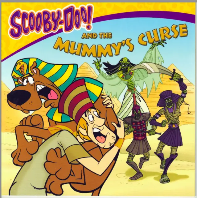 Scooby Doo Mummy's Curse Hard to Find Easy to Read Children's Picture Book NEW
