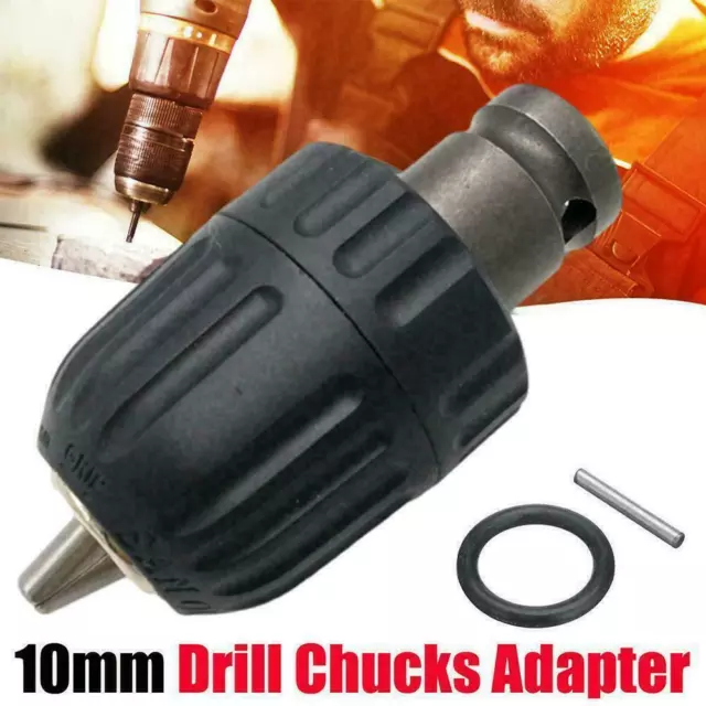 1/2'' Drive Hex Drill Chuck Converter Adapter Socket For Impact Wrench