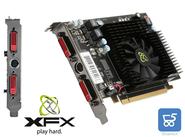 SK Scheda Video 1GB 2xDVI Radeon HD 4670 DirectX 10.1 HD-467X-ZDF2 128-Bit DDR2