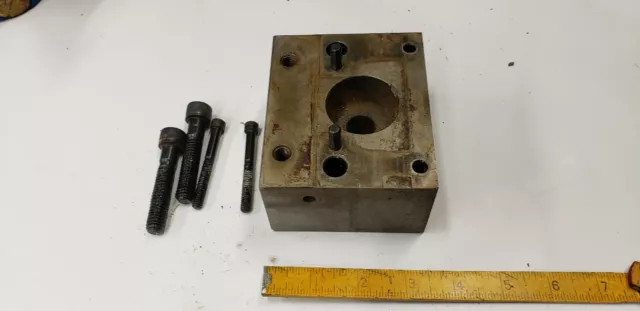Kurt PT400 Rear Block with screws, fits 4"  Kurt II PT400 Vise.   used