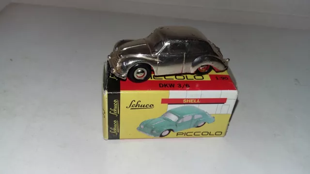 Schuco Piccolo  DKW 3/6        silber       limitierte Auflage