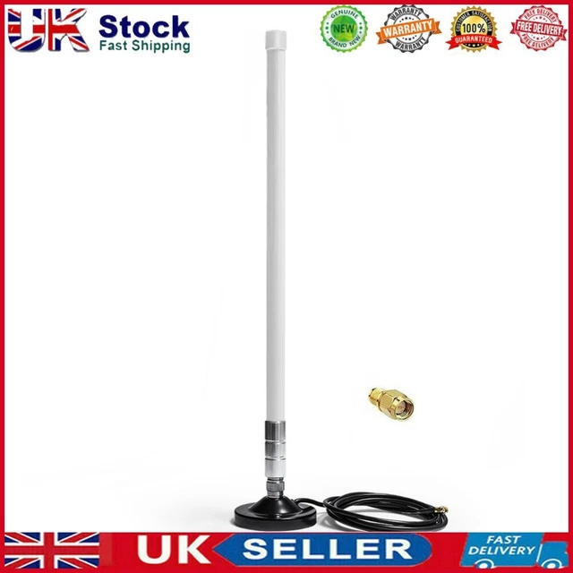 5dBi 858-878MHz for Helium Hotspot Miner Antenna+Magnet Base (55cm White)