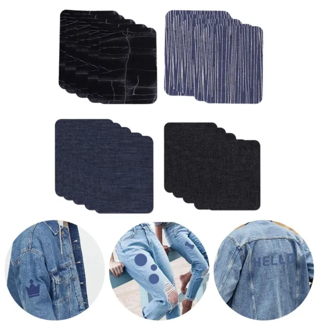 1pc/5pcs/10pcs Fabric Iron-on Jean Patches 12.5x9.5cm for Repair Tshirts  Canvas