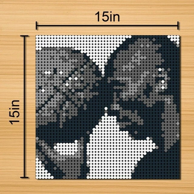 KOBE BRYANT MOSAIC MOC Brick Pixel Art Set | PA0039 | 2,304 pieces £94. ...