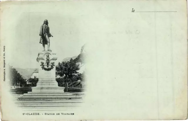 CPA St-CLAUDE - Statue de Voltaire (211734)