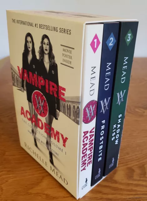 Vampire Academy The Collection Volume 1 Paperback Books 1-3 +Movie Poster NEW