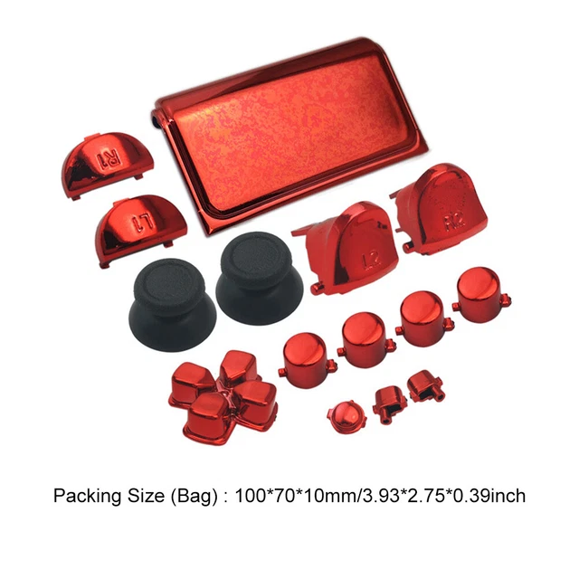FULL SET BUTTON Replace ABXY Buttons Replace Kit for PS4 Slim ...
