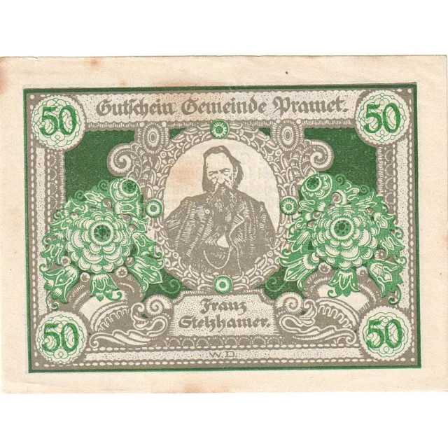 [#287968] Austria, Pramet, 50 Heller, personnage 1920-11-30, AU, Mehl:FS 781, a