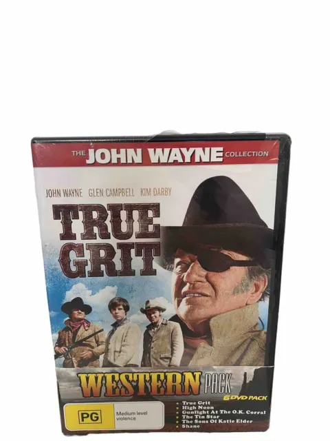 Western Pack Movies - 6 DVD set - John Wayne Collection Brand New - Region 4