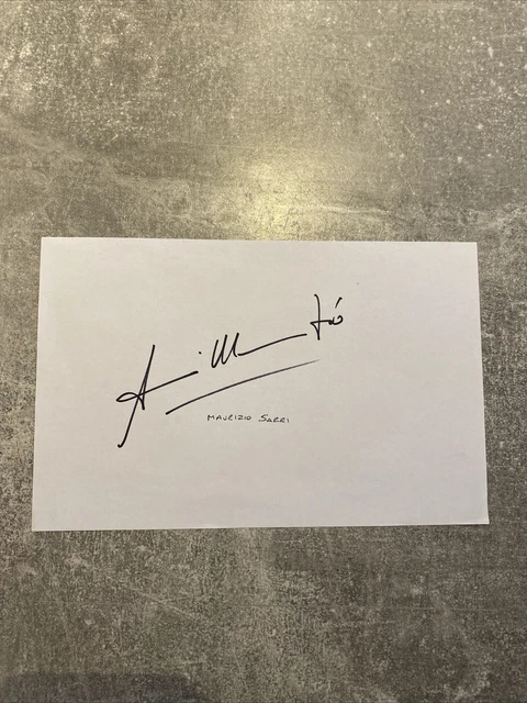 13x Chelsea FC signatures - hand signed - white autograph paper -Sarri,Luiz,Azpi