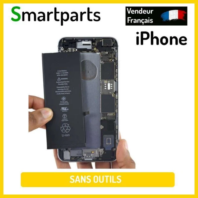 Batterie Iphone Interne Compatible 5/6/7/8/Se/X/Xs/Xr/11/12 Sans Outils