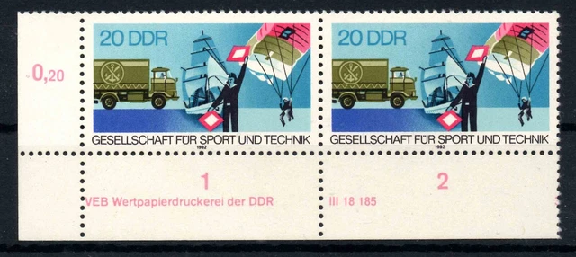 DDR MiNr. 2715 DV Druckvermerk postfrisch