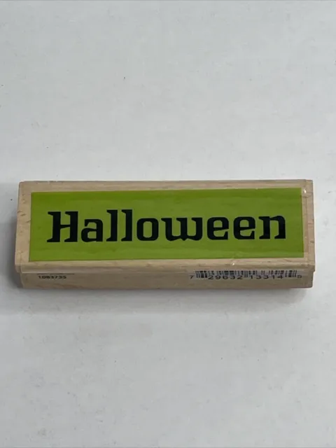 Studio G Halloween Wood Mounted Rubber Stamp