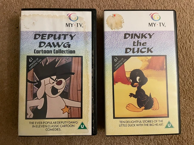 my-tv-vhs-deputy-dawg-and-dinky-the-duck-rare-vhs-tapes-3-50