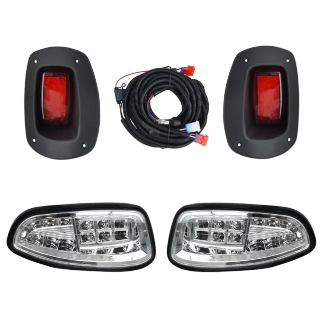 EZGO RXV 2008-2015 Golf Cart LED Light Kit Headlight and Tail Light Petrol and E