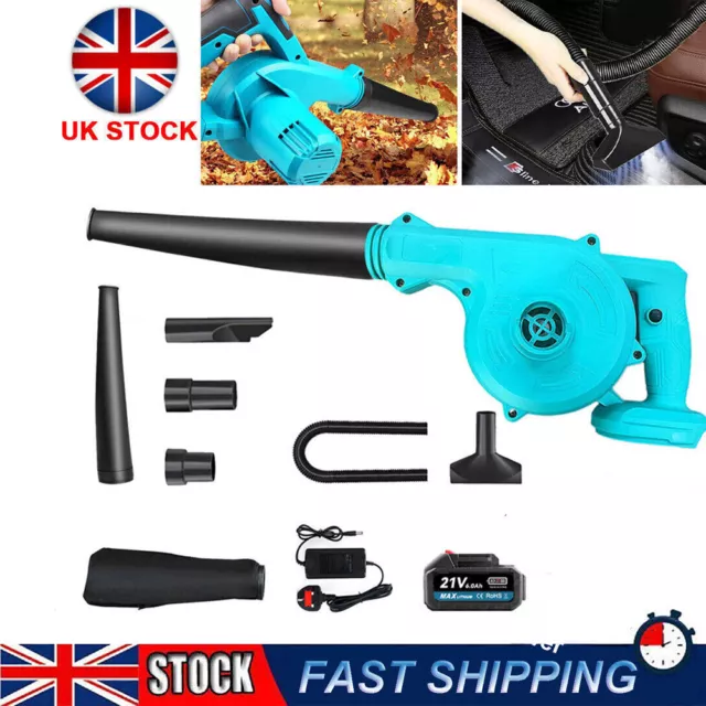 Fit For Makita Cordless Garden Leaf Air Blower Suction Electric Vacuum Snow Dust