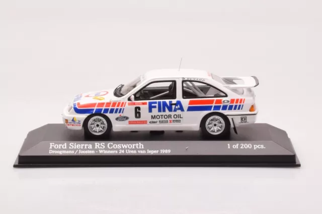 437898006 Ford Sierra RS Cosworth n6 Droogmans Joosten Ypres Rally Minichamps 1/