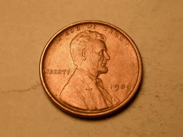 1909 P VDB Ch BU Uncirculated Red to Red Brown Lincoln Wheat Penny Cent