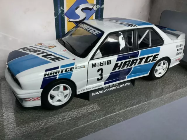 BMW  E30  M3 ADAC Rallye Deutschland 1990 n°3 HARTGE  SOLIDO 1/8