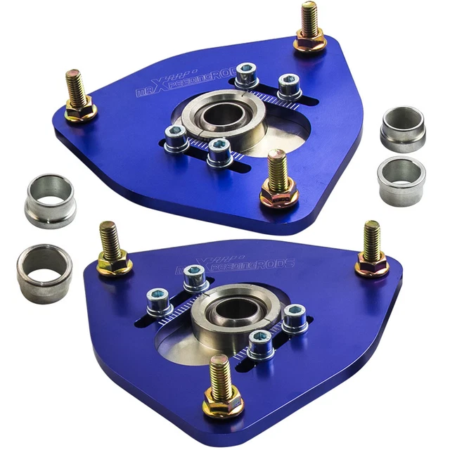 Coilover Camber Plates for Subaru Impreza WRX STI GDA GDB 02-07 Front Top Mount
