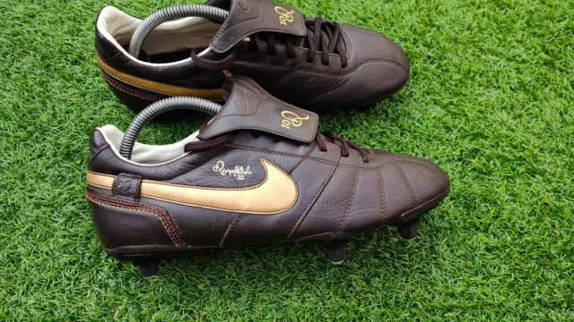 Nike Tiempo Guri SG Ronaldinho 10 Vintage Football Boots size 8 UK 315890 271