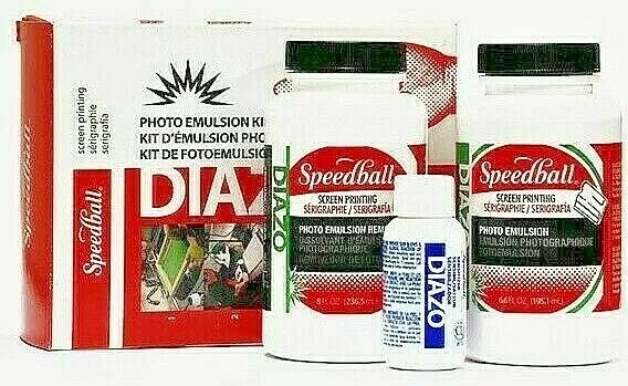 Kit de emulsión fotográfica Speedball Diazo más removedor para serigrafía