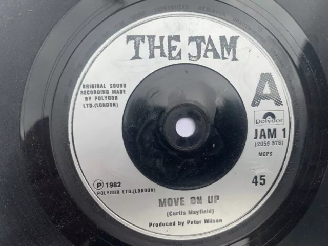 The Jam, Move On Up 7" vinyl EP, 1982