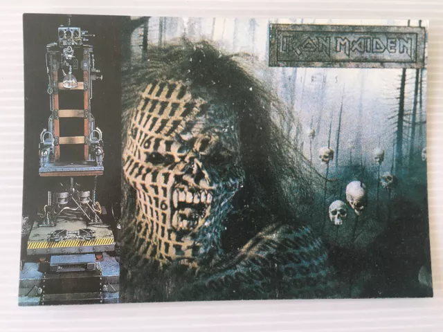 Carte Postale   IRON MAIDEN   Métal  Postcard