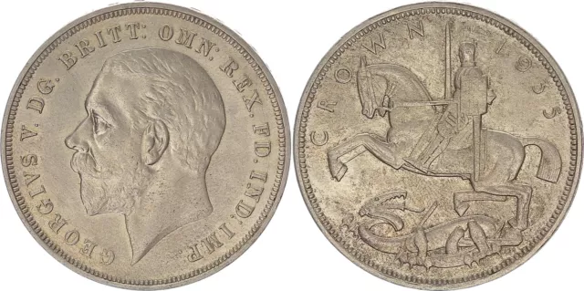 Großbritannien 1 Crown 1935 George V., 1910 - 1936