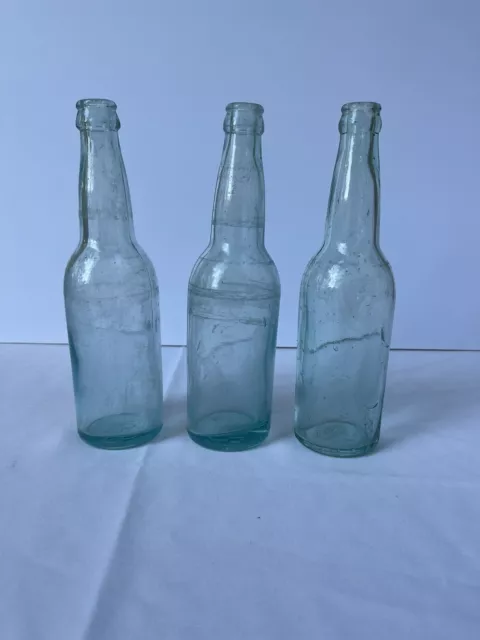 A.B.G. & A.B.G.M. Co Vintage Antique Glass Bottles- Lot Of 3