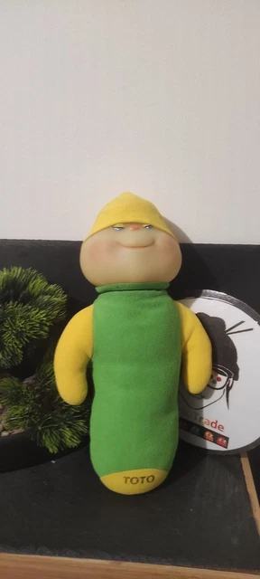 Peluche doudou luciole Toto phosphorescente 30 Cm Vintage Ajena