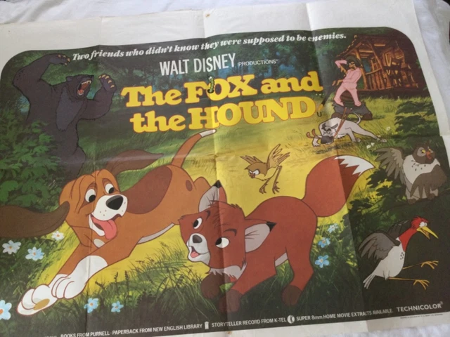 “The Fox And The Hound” Original British Quad Poster - Movie Poster main image 1