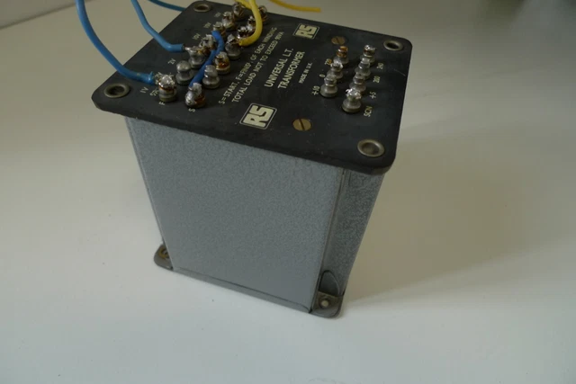TRANSFORMER GW4RWR UNIVERSAL L.T. Transformer 90VA Radio Spares 1V 2V ...