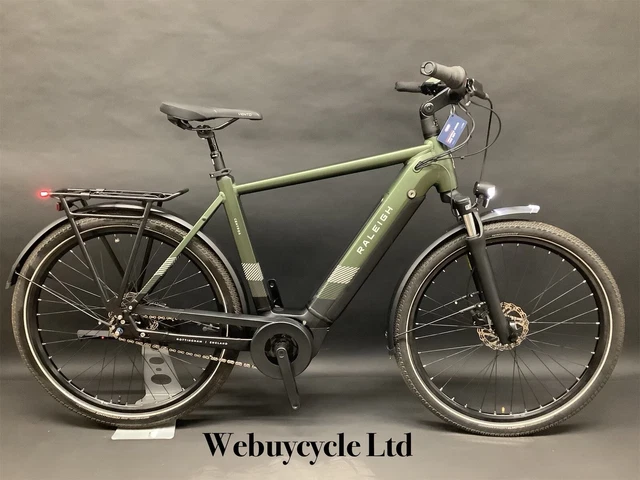 2022 Blue Raleigh Centros Electric Bike With Crossbar