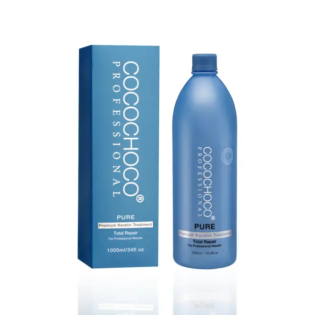 COCOCHOCO Pure Brasilianisches Keratin Haarbehandlung 1000 ml für blonde / dünne